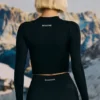 Super Sculpt nahtloses Oberteil in Schwarz Super Sculpt nahtloses Oberteil in Schwarz