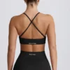 Super Sculpt Seamless Cross-Back Sport-BH in Schwarz Super Sculpt Seamless Cross-Back Sport-BH in Schwarz