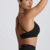Super Sculpt Seamless Cross-Back Sport-BH in Schwarz Super Sculpt Seamless Cross-Back Sport-BH in Schwarz