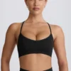 Super Sculpt Seamless Cross-Back Sport-BH in Schwarz Super Sculpt Seamless Cross-Back Sport-BH in Schwarz