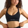 Super Sculpt Seamless Cross-Back Sport-BH in Schwarz Super Sculpt Seamless Cross-Back Sport-BH in Schwarz