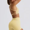 Super Sculpt Seamless Mini Shorts in Butter Yellow Super Sculpt Seamless Mini Shorts in Butter Yellow