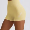 Super Sculpt Seamless Mini Shorts in Butter Yellow Super Sculpt Seamless Mini Shorts in Butter Yellow