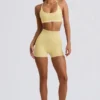 Super Sculpt Seamless Mini Shorts in Butter Yellow Super Sculpt Seamless Mini Shorts in Butter Yellow