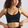 Super Sculpt Seamless Sport-BH mit U-Ausschnitt in Schwarz Super Sculpt Seamless Sport-BH mit U-Ausschnitt in Schwarz