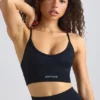 Super Sculpt Seamless Sport-BH mit U-Ausschnitt in Schwarz Super Sculpt Seamless Sport-BH mit U-Ausschnitt in Schwarz
