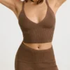 Tanktop aus grobem Strick in Coco Tanktop aus grobem Strick in Coco