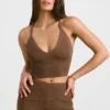 Tanktop aus grobem Strick in Coco Tanktop aus grobem Strick in Coco