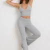 Tanktop aus grobem Strick in Grau meliert Tanktop aus grobem Strick in Grau meliert