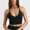 Tanktop aus grobem Strick in Schwarz Tanktop aus grobem Strick in Schwarz