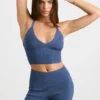 Tanktop aus grobem Strick in Washed Navy Tanktop aus grobem Strick in Washed Navy
