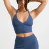 Tanktop aus grobem Strick in Washed Navy Tanktop aus grobem Strick in Washed Navy