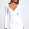 Tansy A-Linien-Minikleid mit offenem Rücken in Weiß Tansy A-Linien-Minikleid mit offenem Rücken in Weiß