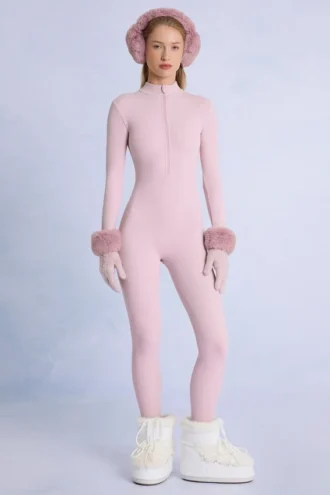 Thermo-Base-Layer-Jumpsuit in Powder Pink Thermo-Base-Layer-Jumpsuit in Powder Pink