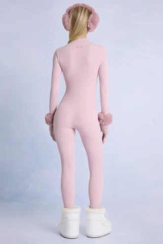 Thermo-Base-Layer-Jumpsuit in Powder Pink Thermo-Base-Layer-Jumpsuit in Powder Pink