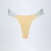 Valencia Cheeky Bikinihose in gelbem Gingham