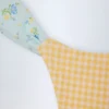 Valencia Cheeky Bikinihose in gelbem Gingham
