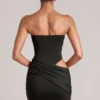 Veda Bandeau-Bodycon-Minikleid in Schwarz Veda Bandeau-Bodycon-Minikleid in Schwarz