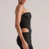 Veda Bandeau-Bodycon-Minikleid in Schwarz Veda Bandeau-Bodycon-Minikleid in Schwarz