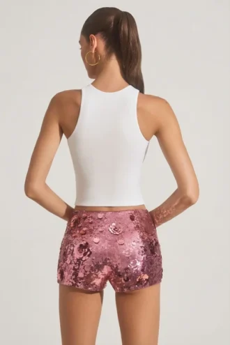 Velle Modal Racerback Tanktop in Weiß