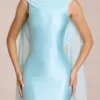Venya Drapiertes Minikleid in zartem Aqua Venya Drapiertes Minikleid in zartem Aqua