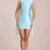 Venya Drapiertes Minikleid in zartem Aqua Venya Drapiertes Minikleid in zartem Aqua