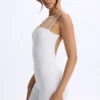 Vera Modal-Unitard mit Herzausschnitt und tiefem Rückenausschnitt in Weiß Vera Modal-Unitard mit Herzausschnitt und tiefem Rückenausschnitt in Weiß