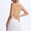 Vera Modal-Unitard mit Herzausschnitt und tiefem Rückenausschnitt in Weiß Vera Modal-Unitard mit Herzausschnitt und tiefem Rückenausschnitt in Weiß