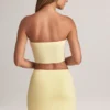 Zuri Modal-Minirock mit mittlerer Leibhöhe und A-Linien-Schnitt in Lemon Sherbet Zuri Modal-Minirock mit mittlerer Leibhöhe und A-Linien-Schnitt in Lemon Sherbet