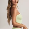 Verna Modal-Trägerloses Crop-Top in Salbeigrün Verna Modal-Trägerloses Crop-Top in Salbeigrün