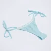 Vernazza Bikinihosen mit seitlichen Bändern aus Broderie Anglaise in Puderblau Vernazza Bikinihosen mit seitlichen Bändern aus Broderie Anglaise in Puderblau