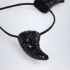 Vixena Devil Horns Stirnband in Schwarz