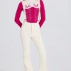 Wasserdichte Latzhose mit hoher Taille und Hosenträgern in Ice Wasserdichte Latzhose mit hoher Taille und Hosenträgern in Ice