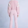 Wasserdichte Skilatzhose mit Gürtel in Powder Pink Wasserdichte Skilatzhose mit Gürtel in Powder Pink