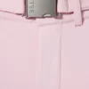 Wasserdichte Skilatzhose mit Gürtel in Powder Pink Wasserdichte Skilatzhose mit Gürtel in Powder Pink
