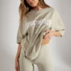 Weiche Biker-Shorts aus Baumwolle in Limestone