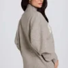 Weicher Oversize-Pullover aus Strick in Beige Weicher Oversize-Pullover aus Strick in Beige