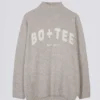 Weicher Oversize-Pullover aus Strick in Beige Weicher Oversize-Pullover aus Strick in Beige