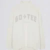 Weicher Oversize-Pullover aus Strick in Elfenbein Weicher Oversize-Pullover aus Strick in Elfenbein