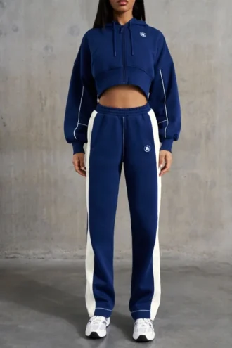 Weite Jogginghose in Navy