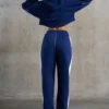 Weite Jogginghose in Navy