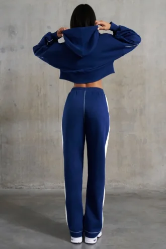 Weite Jogginghose in Navy