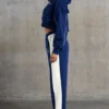 Weite Jogginghose in Navy