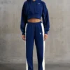 Weite Jogginghose in Navy