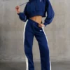 Weite Jogginghose in Navy