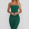 You’re My Type – Midi-Kleid mit Cowl-Ausschnitt und Rüschen in Grün You’re My Type – Midi-Kleid mit Cowl-Ausschnitt und Rüschen in Grün