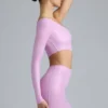 Zanab Metallic-Minikleid mit Cut-outs und einer Schulter in Violett-Rosa