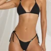 Zayana Triangel-Bikinioberteil  in Schwarz
