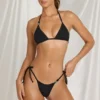 Zayana Triangel-Bikinioberteil  in Schwarz