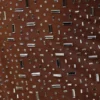 Zeta Transparentes, verziertes A-Linien-Minikleid mit langen Ärmeln in Mocha Zeta Transparentes, verziertes A-Linien-Minikleid mit langen Ärmeln in Mocha